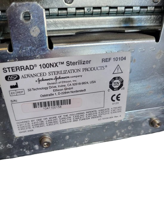 Johnson & Johnson ASP Sterrad 100NX Plasma Sterilizer CERTIFIED / PM READY