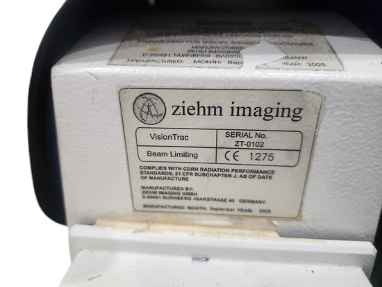 ZIEHM Vista C-arm with double monitor screen