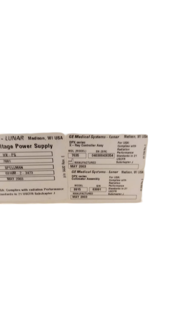 GE Lunar Prodigy 2003 Bone Densitometer