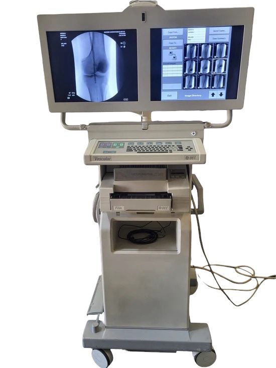 GE OEC 9800 PLUS VASCULAR C-ARM with FLAT Pannel LCD UPGRADE - 12 Inches IIS