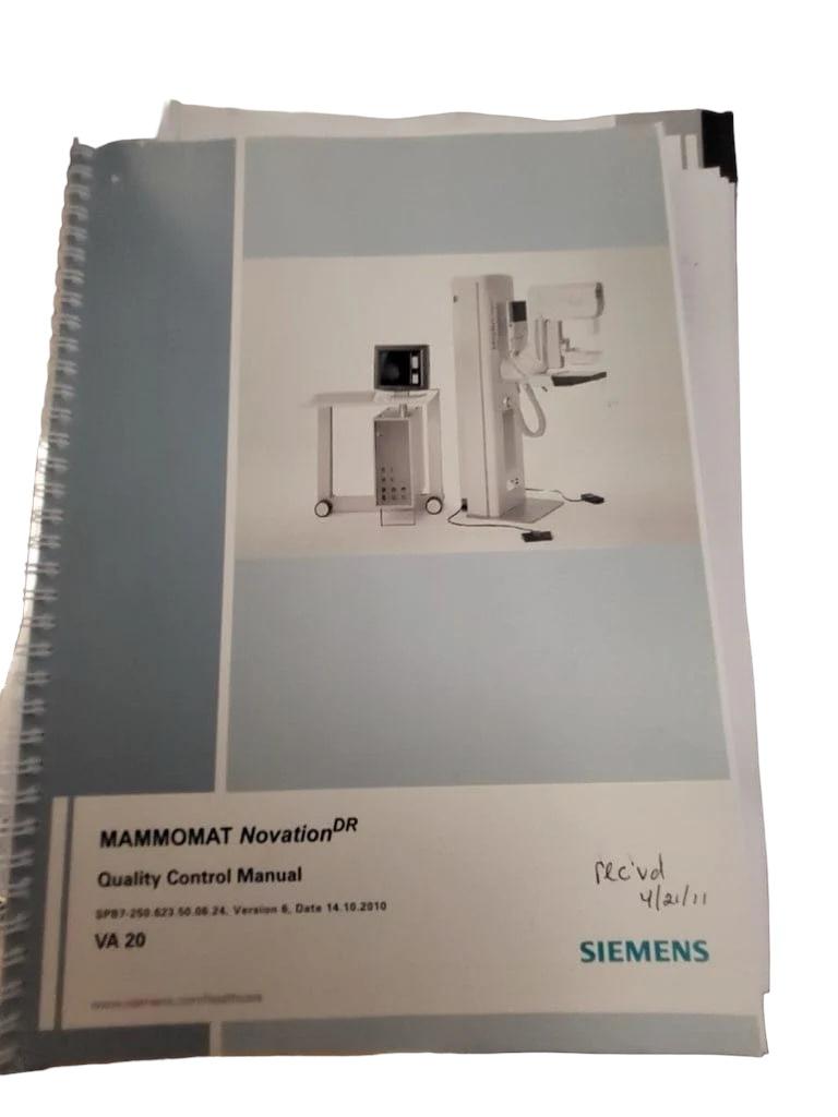 2011 Siemens Mammomat Novation DR